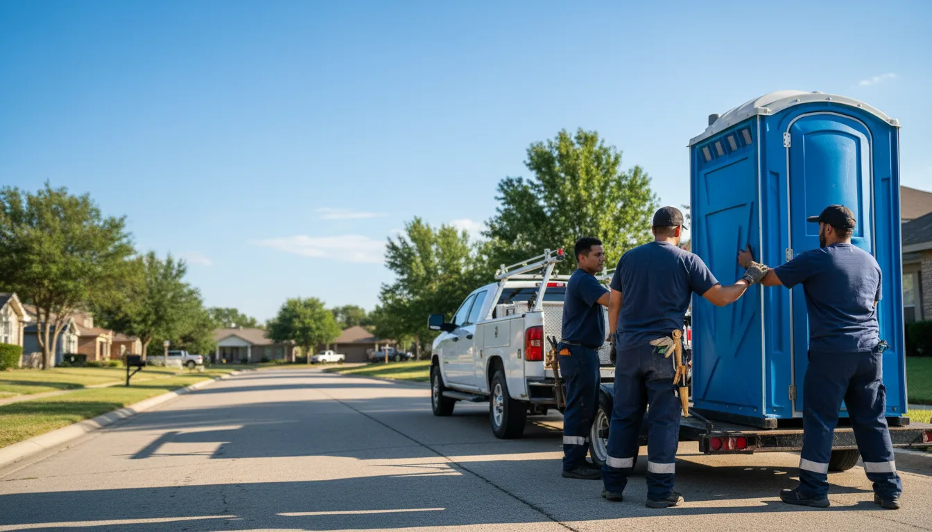 Portable Toilet Rental in Edna, TX near me